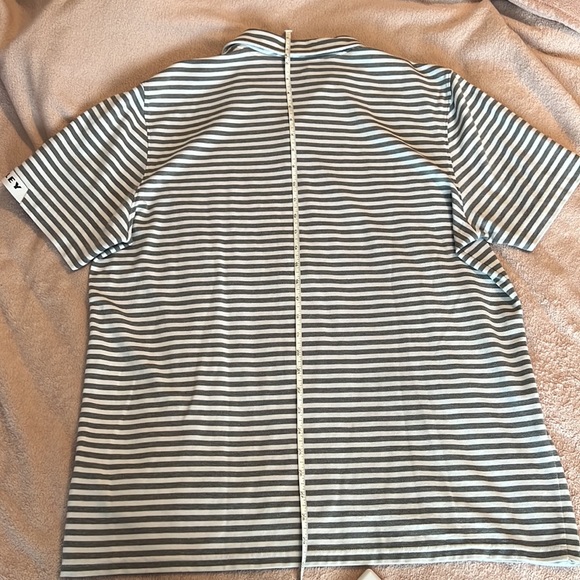 Oakley Polo Short - grey/white stripes - Picture 5 of 5